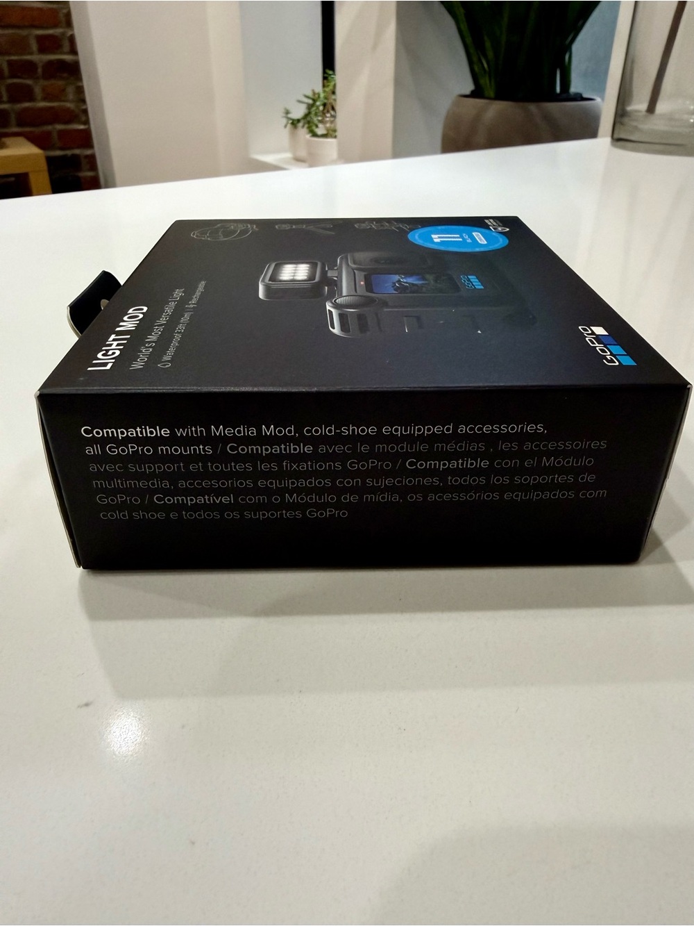 GoPro Light Mod in Black - Rechargeable LED Camera Light New In Box - Picture 4 of 4